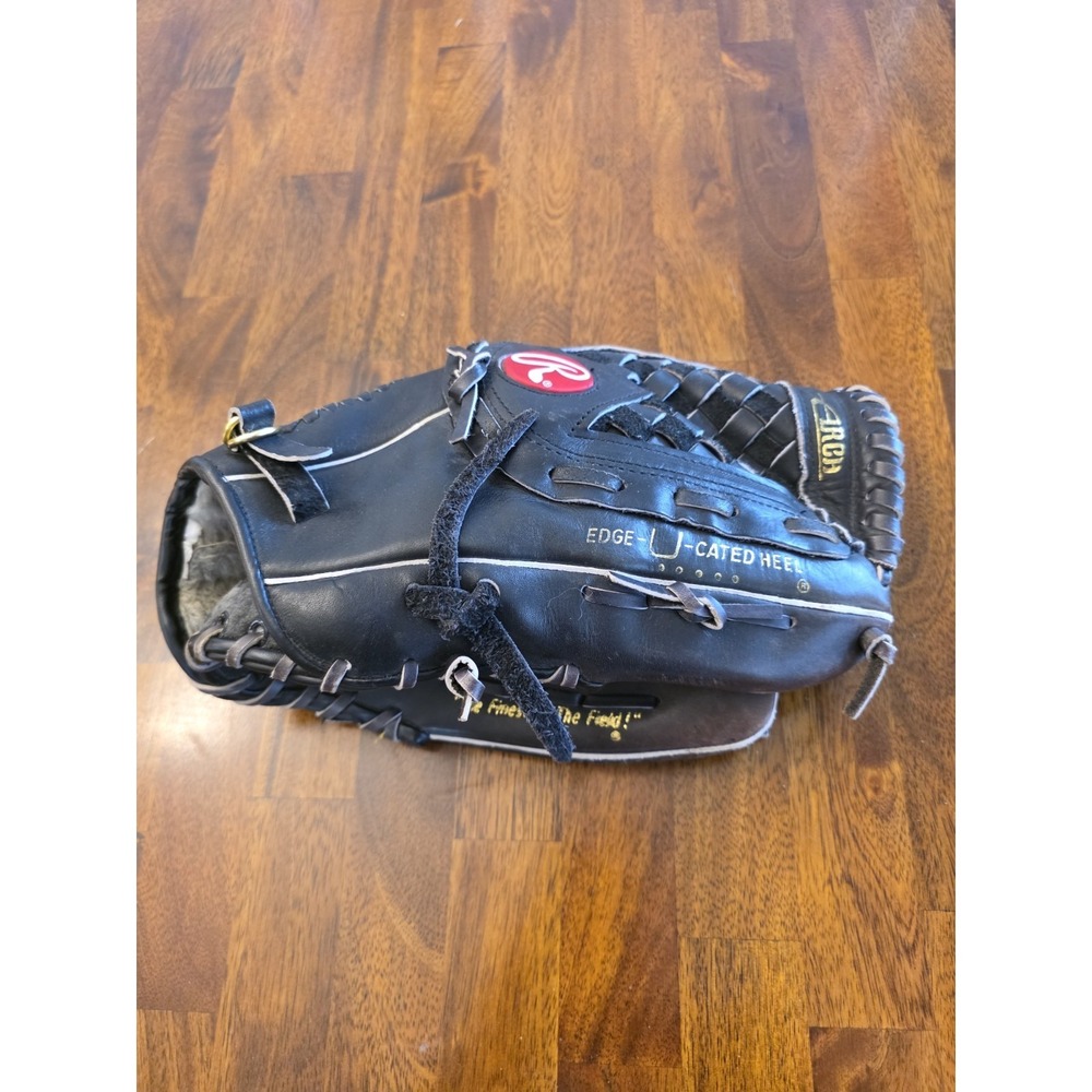 Rawlings Black Leather Steve Avery Vintage  Baseball Softball Glove Right Hand